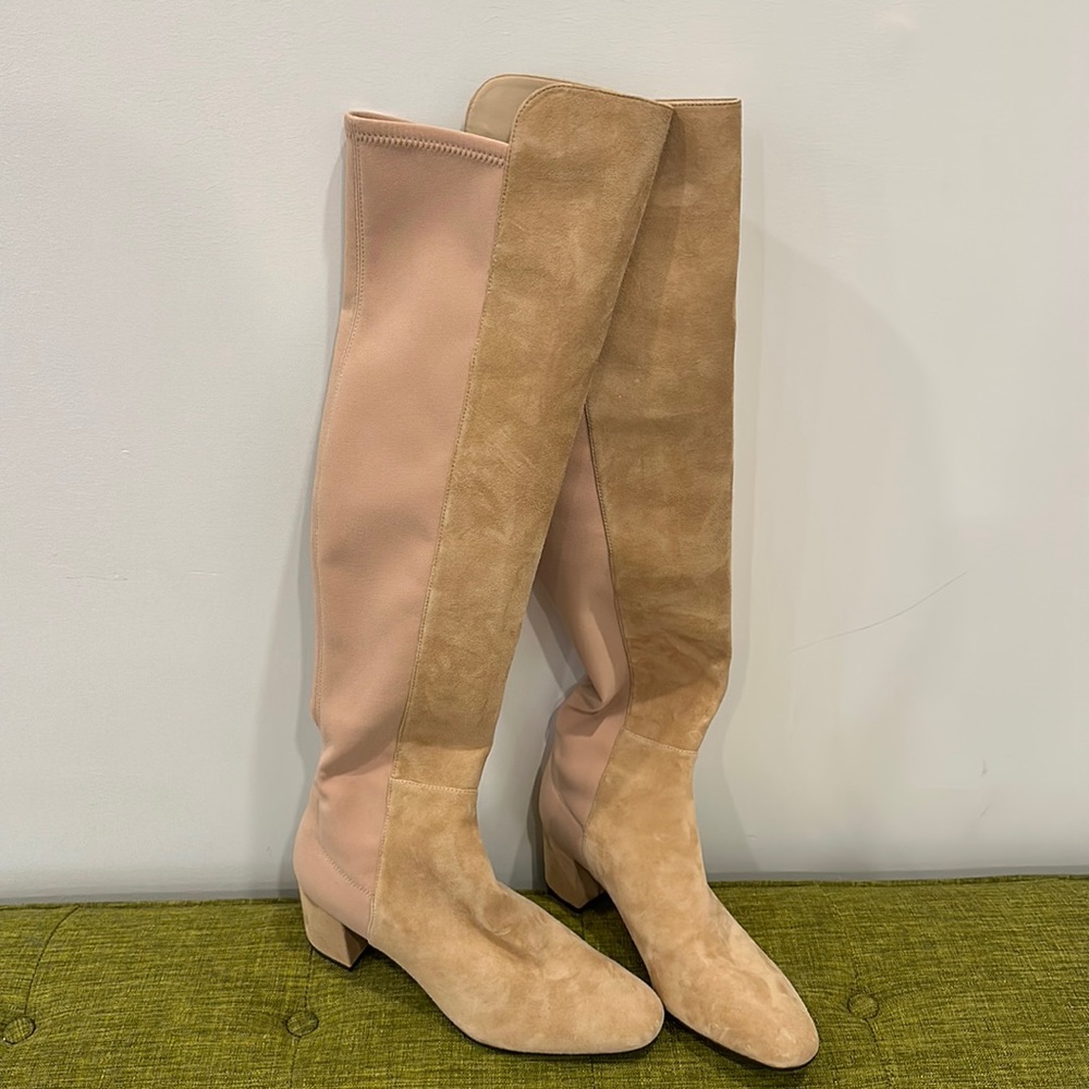 NEW - Stuart Weitzman Gillian Knee-High Suede Boots